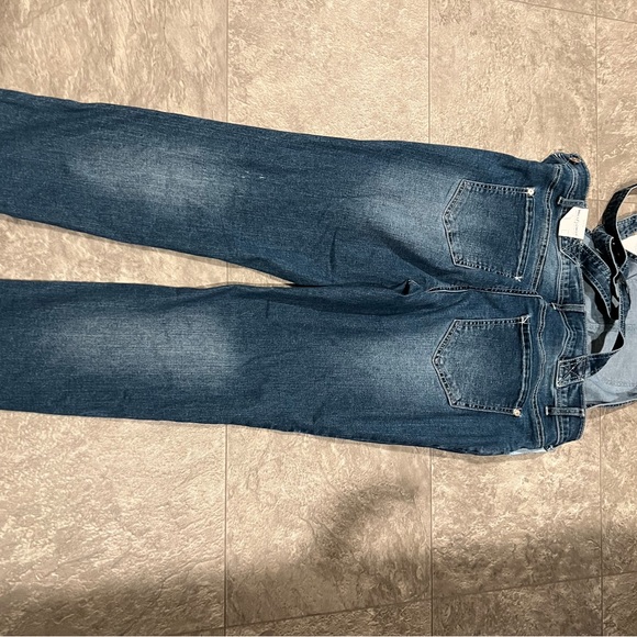 Wallflower Denim Overalls Coveralls women’s size L - Picture 2 of 4